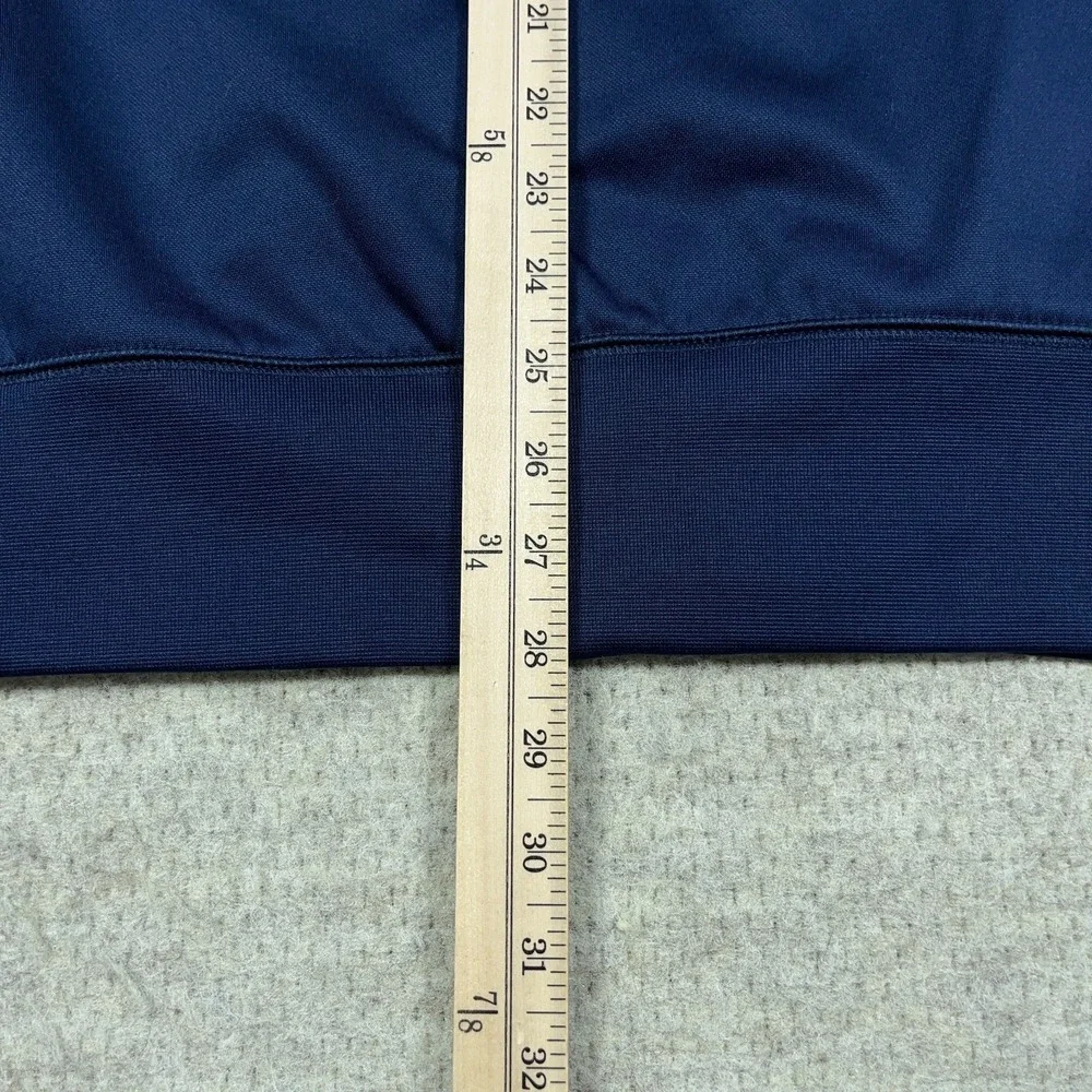 West Virginia Mountaineers Hoodie Men Large Blue Nike Dri Fit WVU Sweatshirt A99 - Picture 8 of 11